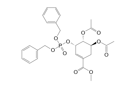 METHYL-4,5-O-DIACETYL-(-)-SHIKIMATE-DIBENZYL-3-PHOSPHATE