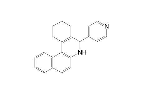 5-(4-pyridyl)-1,2,3,4,5,6-hexahydrobenzo[a]phenanthridine