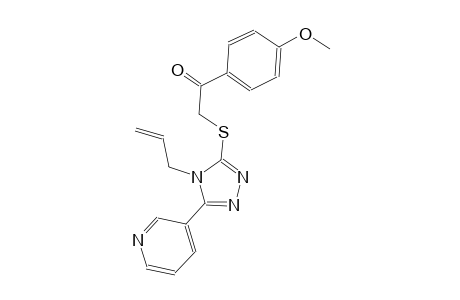 2-{[4-allyl-5-(3-pyridinyl)-4H-1,2,4-triazol-3-yl]sulfanyl}-1-(4-methoxyphenyl)ethanone