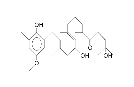 Hydroxylated diterpenoid from cystoseira elegans