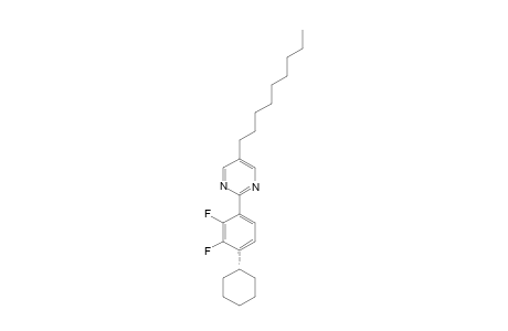 5-N-NONYL-2-(4-CYCLOHEXYL-2,3-DIFLUOROPHENYL)-PYRIMIDINE