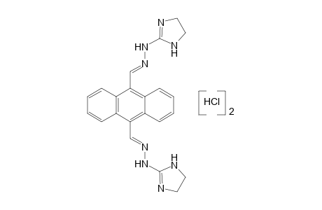 9,10-anthracenedicarboxaldehyde, bis[(2-imidazolin-2-yl)hydrazone], dihydrochloride