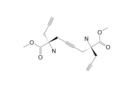 DIMETHYL-(2R,7R)-2,7-DIAMINO-2,7-DIPROPARGYL-4-OCTANYNEDIOATE