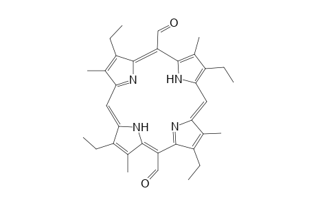 2,7,12,17-tetramethyl-3,8,13,18-tetraethyl-5,15-diformyl-porphyrin