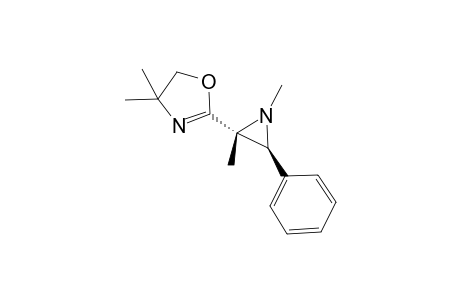 (2R*,3S*)-2-(1,2-Dimethyl-3-phenylaziridin-2-yl)-4,4-dimethyl-4,5-dihydrooxazole