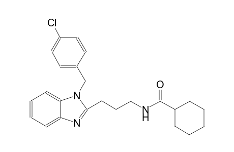cyclohexanecarboxamide, N-[3-[1-[(4-chlorophenyl)methyl]-1H-benzimidazol-2-yl]propyl]-
