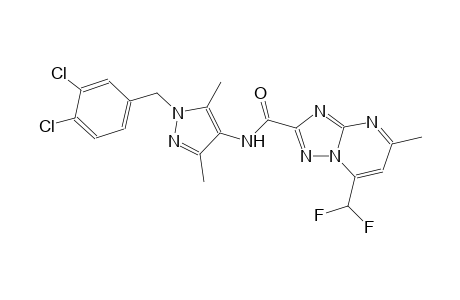 N-[1-(3,4-dichlorobenzyl)-3,5-dimethyl-1H-pyrazol-4-yl]-7-(difluoromethyl)-5-methyl[1,2,4]triazolo[1,5-a]pyrimidine-2-carboxamide
