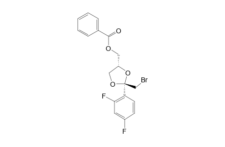 TRANS-{2-(2,4-DIFLUOROPHENYL)-2-BrOMOMETHYL-(1,3-DIOXOLAN-4-YL)}-METHYL-BENZOATE