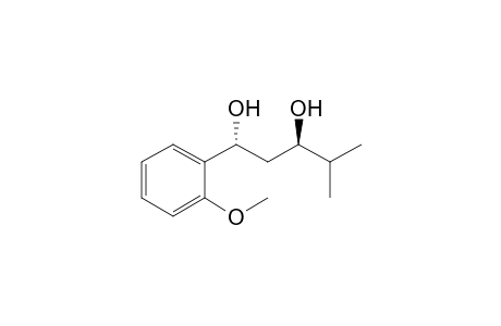 (1R,3R)-4-Methyl-1-(2'-methoxyphenyl)pentan-1,3-diol