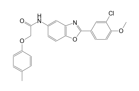 acetamide, N-[2-(3-chloro-4-methoxyphenyl)-5-benzoxazolyl]-2-(4-methylphenoxy)-