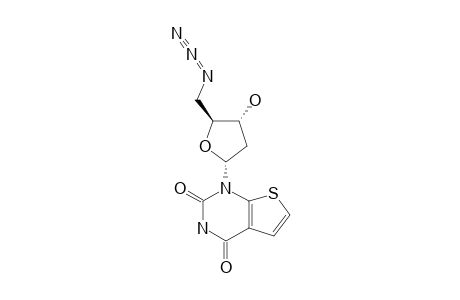 1-(5-AZIDO-2,5-DIDEOXY-ALPHA-D-ERYTHRO-PENTOFURANOSYL)-THIENO-[2,3-D]-PYRIMIDINE-2,4(1H,3H)-DIONE