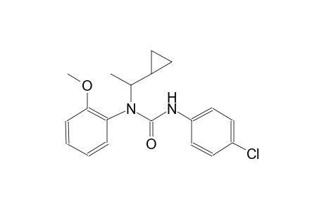 N'-(4-chlorophenyl)-N-(1-cyclopropylethyl)-N-(2-methoxyphenyl)urea