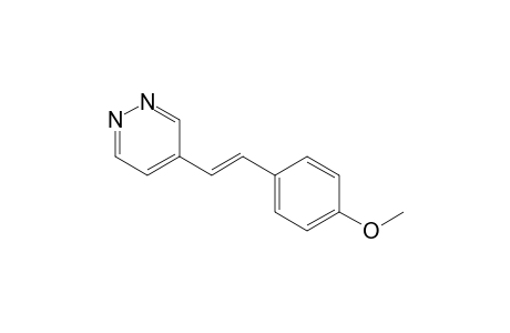 1-(4-Methoxyphenyl)-2-(4-pyridazynyl)ethylene