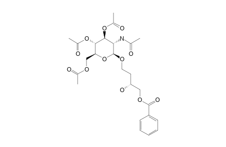 (3'S)-4'-BENZOYLOXY-3'-HYDROXYBUTYL-3,4,6-TRI-O-ACETYL-2-ACETYLAMINO-2-DEOXY-BETA-D-GLUCOSIDE