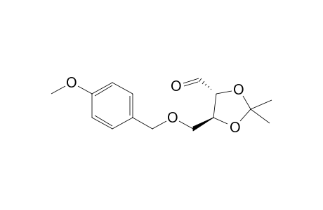 (4R,5S)-2,2-dimethyl-5-(p-anisyloxymethyl)-1,3-dioxolane-4-carbaldehyde