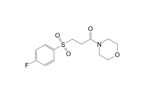 4-(3-[(4-Fluorophenyl)sulfonyl]propanoyl)morpholine