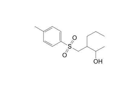 3-(p-tolylsulfonylmethyl)hexan-2-ol