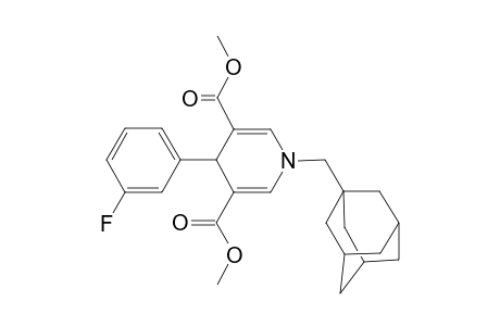 1-(1-adamantylmethyl)-4-(3-fluorophenyl)-4H-pyridine-3,5-dicarboxylic acid dimethyl ester