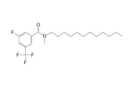 Benzamide, 3-fluoro-5-trifluoromethyl-N-methyl-N-dodecyl-