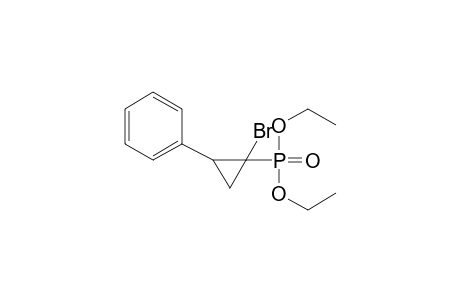 Diethyl 1-bromo-2-phenylcyclopropylphosphonate