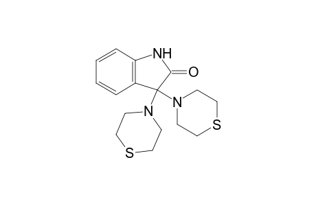 2H-Indol-2-one, 1,3-dihydro-3,3-di-4-thiomorpholinyl-