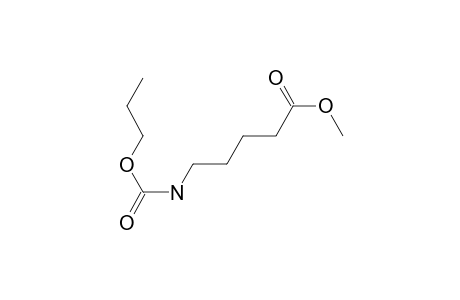 5-Aminovaleric acid, N-(N-propyloxycarbonyl)-, methyl ester