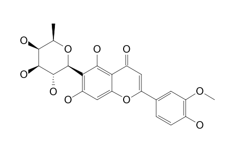 CHRYSOERIOL-6-C-BETA-FUCOPYRANOSIDE