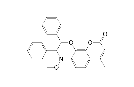 4-Methoxy-7-methyl-2,3-diphenyl-2,3-dihydropyrano[3,2-h][1,4]benzoxazin-9-one