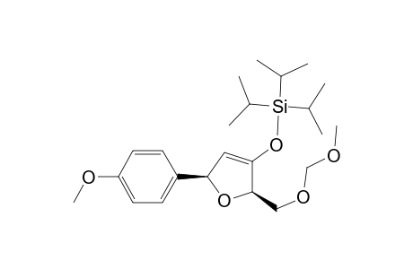 (2'R)-cis-4-[2',5'-dihydro-5'-[(methoxymethoxy)methyl]-4'-[[tris(1-methylethyl)silyl]oxy]-2'-furanyl]anisole