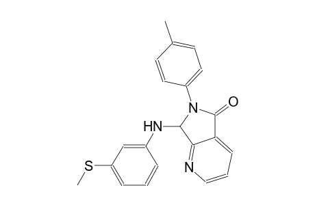5H-pyrrolo[3,4-b]pyridin-5-one, 6,7-dihydro-6-(4-methylphenyl)-7-[[3-(methylthio)phenyl]amino]-
