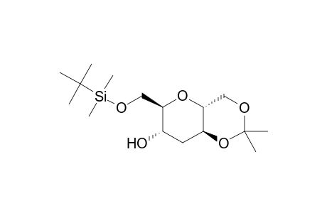 2,6-Anhydro-7-O-[(tert-butyldimethylsiloxy)-4-deoxy-1,3-isopropylidene-D-manno-heptitol