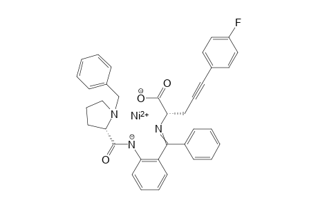 (S)-2-Amino-5-[4-fluorobenzene]pent-4-ynoic acid-Ni-(S)-N-(benzylprolyl)aminobenzophenone