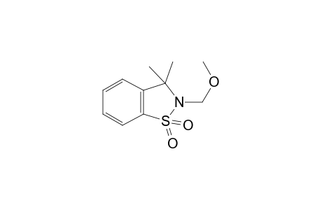 2,3-Dihydro-2-methoxymethyl-3,3-dimethyl-[1,2]benzoisothiazole 1,1-dioxide