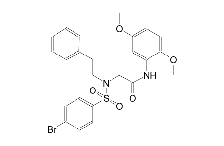 acetamide, 2-[[(4-bromophenyl)sulfonyl](2-phenylethyl)amino]-N-(2,5-dimethoxyphenyl)-