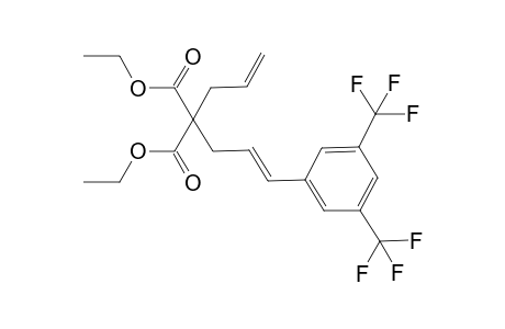 trans-Diethyl-2-[3,5-bis-(trifluormethyl)-cinnamyl]-2-allylmalonate