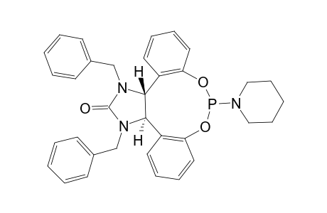 (3aR,14bR)-1,3-dibenzyl-9-(piperidin-1-yl)-1,3,3a,14b-tetrahydro-2H-dibenzo[4,5:8,9][1,3,2]dioxaphosphonino[6,7-d]imidazol-2-one