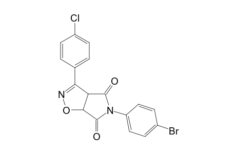 3-(4'-Chlorophenyl)-5-[N-(4"-bromophenyl)]-4,6-dioxopyrrolo[3,4-d]-7,8-dihydroisoxazole