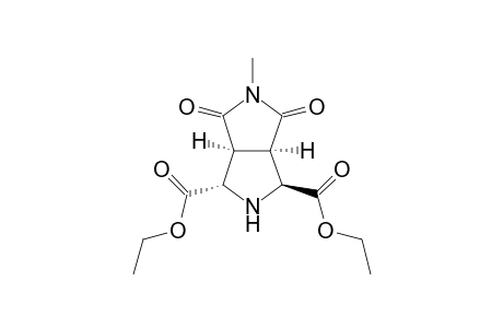 Diethyl (1R*,3R*,3aR*,6aS*)-5-methyl-4,6-dioxooctahydro pyrrolo[3,4-c]pyrrole-1,3-dicarboxylate