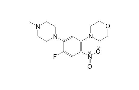 morpholine, 4-[4-fluoro-5-(4-methyl-1-piperazinyl)-2-nitrophenyl]-