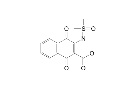 1,4-Diketo-3-[[keto(dimethyl)persulfuranylidene]amino]naphthalene-2-carboxylic acid methyl ester