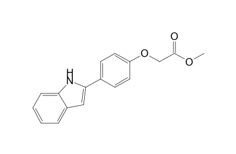 Methyl 2-[4-(1H-indol-2-yl)phenoxy]acetate