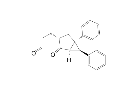 Bicyclo[3.1.0]hexane-3-propanal, 2-oxo-5,6-diphenyl-, (1.alpha.,3.alpha.,5.alpha.,6.beta.)-