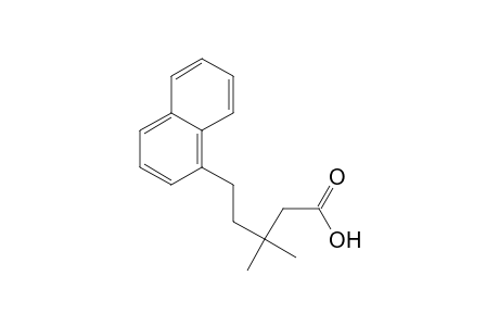 3,3-Dimethyl-5-(1-naphthyl)pentanoic acid