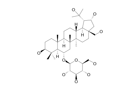 SCHEFFLERIN-C;LUPANE-3-BETA,6-ALPHA,20,21-ALPHA,28-PENTAOL-6-O-BETA-D-GLUCOPYRANOSIDE