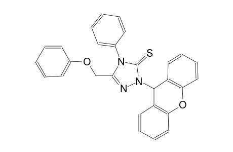 3H-1,2,4-triazole-3-thione, 2,4-dihydro-5-(phenoxymethyl)-4-phenyl-2-(9H-xanthen-9-yl)-