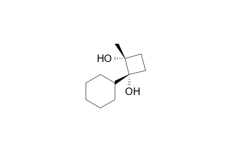 1-Cyclohexyl-2-methylcyclobutane-cis-1,2-diol
