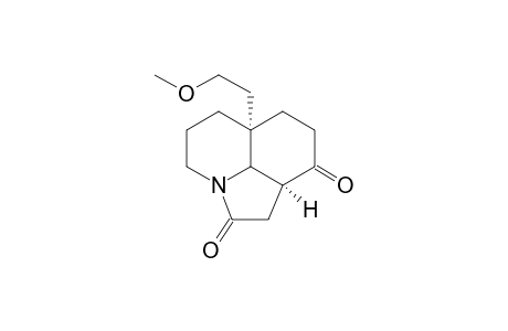 4H-Pyrrolo[3,2,1-ij]quinoline-2,9-dione, octahydro-6a-(2-methoxyethyl)-, (6a.alpha.,9a.alpha.,9b.alpha.)-(.+-.)-