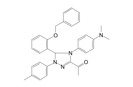 1-[4-(4-dimethylaminophenyl)-2-(4-methylphenyl)-3-(2-phenylmethoxyphenyl)-3H-1,2,4-triazol-5-yl]ethanone