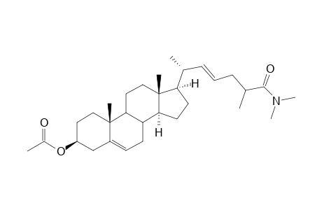 (25R,S)-3.beta.-Acetoxy-N,N-dimethylcholesta-5,22-dien-26-amide