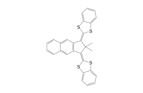 2,2'-(2,3-Dihydrp-2,2-dimethyl-1H-benz[f]indene-1,3-diylidene)bis(1,3-benzodithiole)